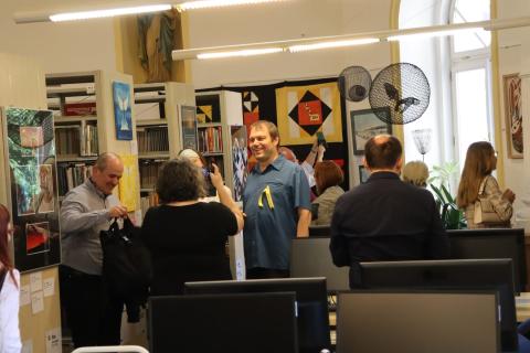 Vernisáž výstavy Tvoříme Jabok - účastníci ""