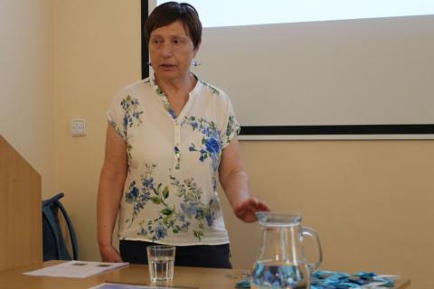 Marcela Buřilová Marcela Buřilová před publikem